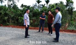 Phường Tân An đôn đốc tiến độ các công trình giao thông