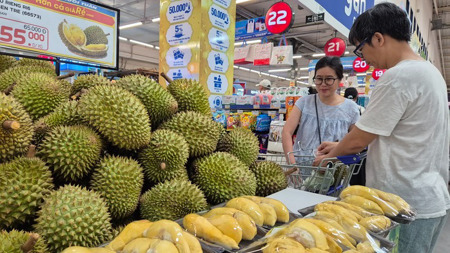 Giá sầu riêng ngược dòng nhiều loại nông sản