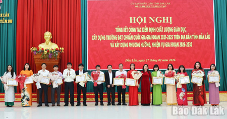 Tiếp tục nâng cao chất lượng trường học đạt chuẩn quốc gia