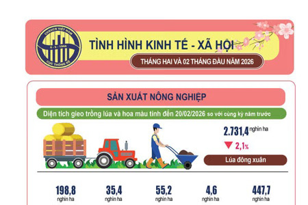 Tình hình kinh tế - xã hội tháng 2/2026