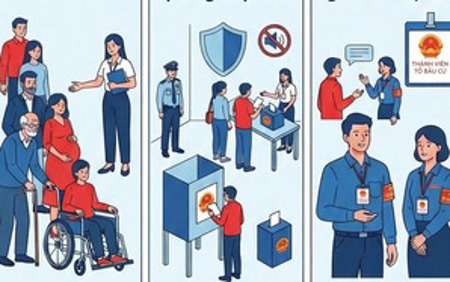 Những điều cử tri cần lưu ý khi vào phòng bỏ phiếu