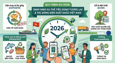 4 quy định của EU tác động tới xuất khẩu Việt Nam năm 2026