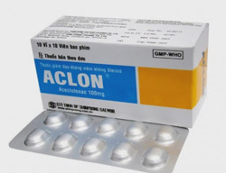 Thu hồi toàn quốc lô thuốc Aclon, ngừng kê đơn và sử dụng