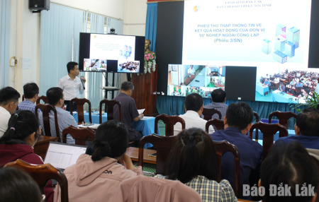 Tập huấn nghiệp vụ, công nghệ thông tin phiếu điều tra kinh tế