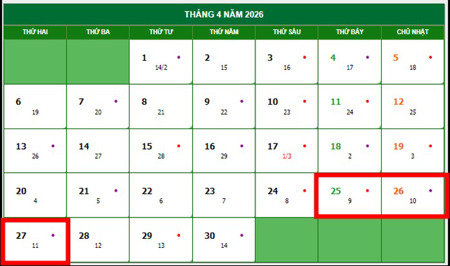 Bộ Nội vụ nói gì về thông tin nghỉ 9 ngày liên tiếp dịp Giỗ Tổ, 30-4 và 1-5?