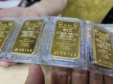 Sáng 7-3, giá vàng miếng SJC, vàng nhẫn tăng tiếp