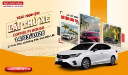 CHƯƠNG TRÌNH LÁI THỬ XE CÙNG HONDA ÔTÔ ĐẮK LẮK