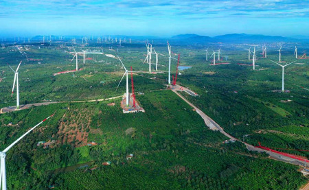 Cấp phép môi trường cho nhà máy điện gió lớn nhất tỉnh