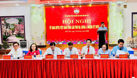 Đắk Lắk: Kiện toàn nhân sự, nâng cao hiệu quả hoạt động Mặt trận