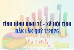 Tình hình kinh tế - xã hội tỉnh Đắk Lắk quý 1/2026