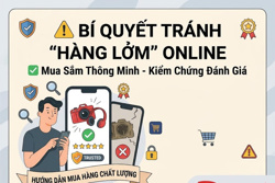 Bí quyết tránh “hàng lởm” khi mua sắm online