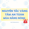 Tắm ngay sau khi đi nắng có thể gây đột quỵ