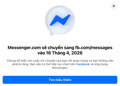 Facebook chính thức đóng cửa Messenger trình duyệt web từ 16-4