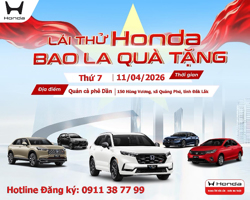 CHƯƠNG TRÌNH LÁI THỬ XE CÙNG HONDA ÔTÔ ĐẮK LẮK