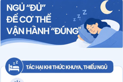 Ngủ “đủ” để cơ thể vận hành “đúng”