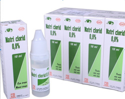 Thu hồi toàn bộ một lô nước muối nhỏ mắt Natri clorid 0,9%
