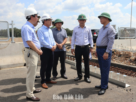 Phó Chủ tịch UBND tỉnh Trương Công Thái kiểm tra thực địa Dự án cao tốc Khánh Hòa - Buôn Ma Thuột