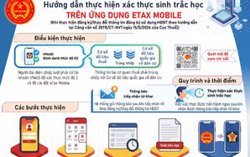 Vì sao người nộp thuế phải xác thực sinh trắc học?