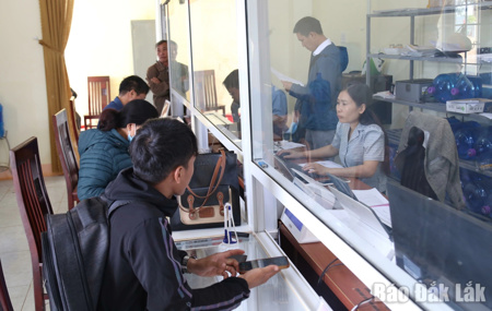Nâng cao mức độ phục vụ người dân và doanh nghiệp