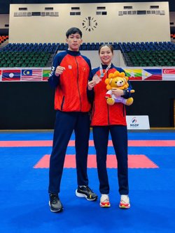 Vận động viên Nguyễn Thị Thảo được triệu tập bổ sung đội tuyển Karate Việt Nam