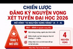 Mô hình "15 nguyện vọng vàng" để tối ưu cơ hội trúng tuyển đại học yêu thích