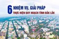 6 nhiệm vụ và giải pháp thực hiện Quy hoạch tỉnh Đắk Lắk