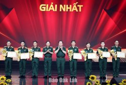 Đắk Lắk xuất sắc giành 1 giải Nhất, 1 giải Nhì tại Hội thi Báo cáo viên giỏi toàn quân