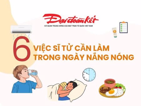 Giữ sức khỏe trong những ngày thi nắng nóng