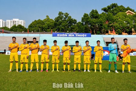 Kết thúc vòng loại Giải hạng Nhì quốc gia 2026: Câu lạc bộ bóng đá Đắk Lắk xếp thứ 5 chung cuộc
