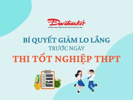 Bí quyết giảm lo lắng, hồi hộp trước ngày thi tốt nghiệp THPT