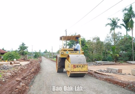 Pơng Drang tập trung nâng cấp hạ tầng giao thông