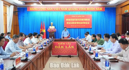 Khẩn trương hoàn thành các trường nội trú vùng biên trước thềm năm học mới