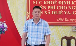 Xã Dliê Ya tổ chức khám sức khỏe định kỳ cho nhân dân