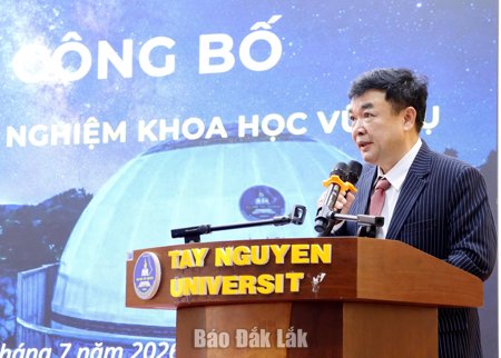 Trường Đại học Tây Nguyên công bố mô hình thực hành, trải nghiệm khoa học vũ trụ và khánh thành Đài thiên văn