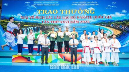 Giải vô địch các câu lạc bộ Karate quốc gia: Đắk Lắk đoạt 3 huy chương Vàng