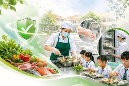 Bảo đảm an toàn thực phẩm trong cơ sở giáo dục