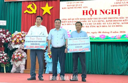 Công bố chủ trương đầu tư hai khu công nghiệp với tổng vốn hơn 7.400 tỷ đồng