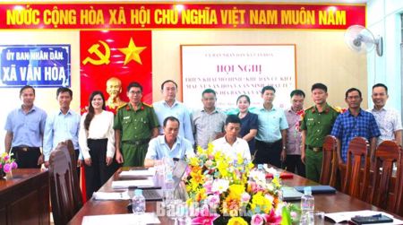 Vân Hòa triển khai Mô hình “Khu dân cư kiểu mẫu về văn hóa và an ninh, trật tự”