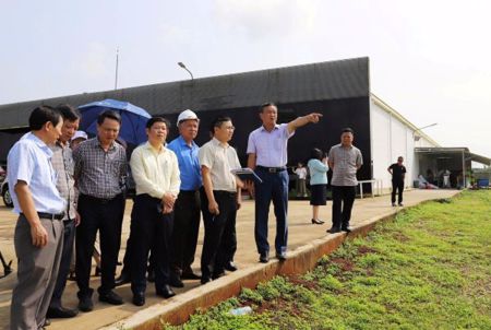 Kiểm tra công tác quản lý, vận hành Cụm công nghiệp Krông Búk 1