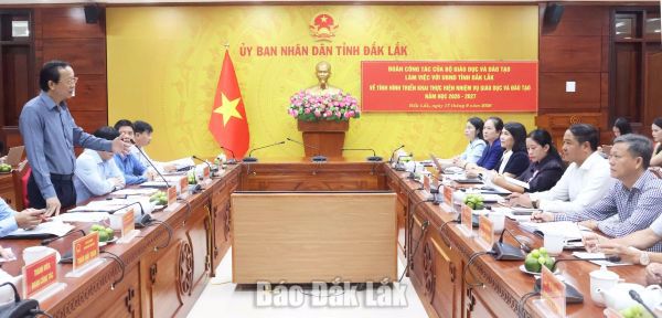 Bộ GD&ĐT kiểm tra công tác triển khai năm học 2026 - 2027 tại Đắk Lắk