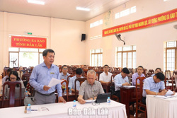 Sở Y tế làm việc với phường Ea Kao về công tác phòng, chống sốt xuất huyết