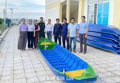 Xã Hòa Xuân bàn giao xuồng cho các thôn phục vụ phòng, chống thiên tai