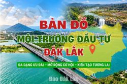 Bản đồ môi trường đầu tư Đắk Lắk