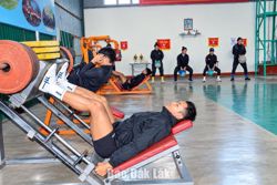 Nâng cao sức mạnh đội tuyển kéo co - đẩy gậy