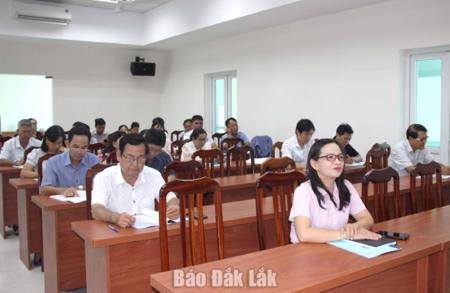 Tập huấn nghiệp vụ tín dụng chính sách cho trưởng khu phố
