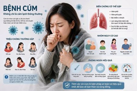 Cúm làm tăng nguy cơ biến chứng nghiêm trọng ở người cao tuổi