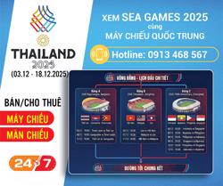 Sẵn sàng cháy hết mình cùng SEA Games 33 — Máy chiếu Quốc Trung đồng hành cùng bạn!