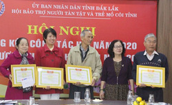 Gần 10 tỷ đồng hỗ trợ người khuyết tật, trẻ mồ côi