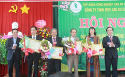 Năm 2020, Công ty TNHH MTV Cao su Ea H'leo chế biến trên 8.000 tấn mủ