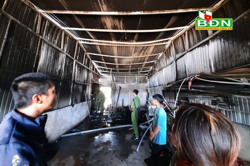 Một hộ dân ở Ðắk R'lấp bị cháy nhà thiệt hại khoảng 100 triệu đồng